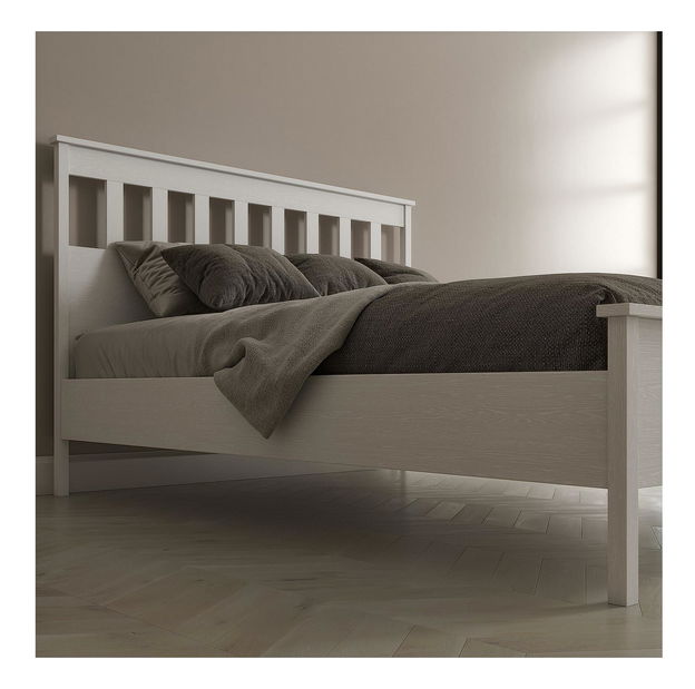 Pat matrimonial Franc 71 (lemn alb)