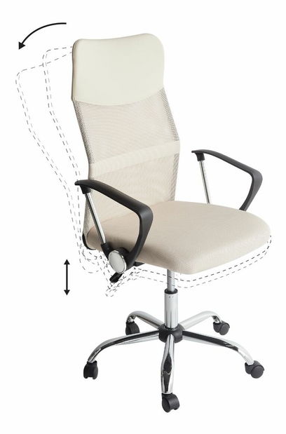 Kancelárska stolička Desige (béžová)