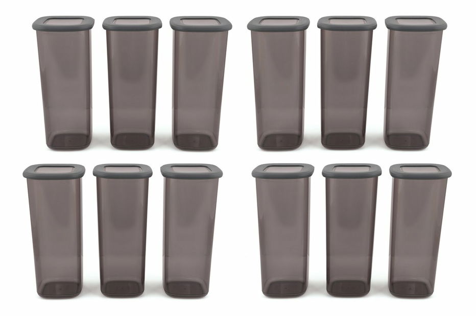 Set recipiente alimente (12 buc.) Benda 12-17 (Alb)