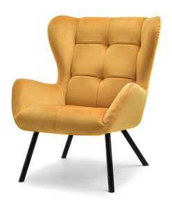 Fotoliu de design Norweien (auriu)