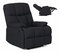 Fotoliu reglabil Repraducida (negru) 