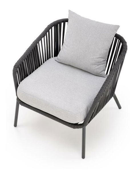 Vrtni namještaj Shadx (crna + cappuccino)