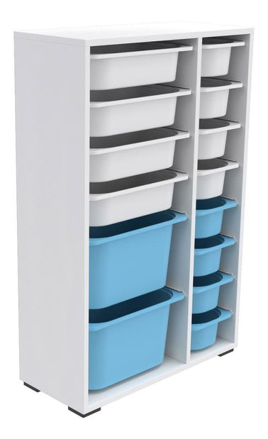 Játékrendszerező Dremonka 7 (fehér + kék)