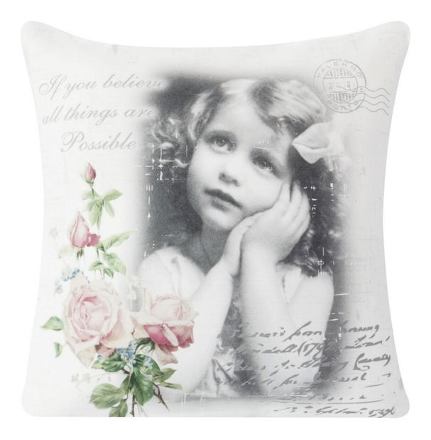 Ukrasni jastuk 45X45 cm Girl (smeđa) (1 kom)