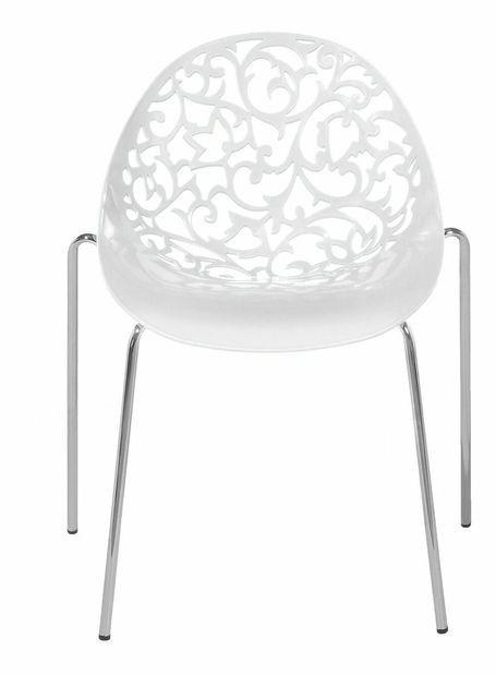 Set 4ks. jedálenských stoličiek Mumbwa (biela)