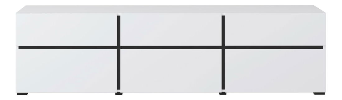 TV asztal/szekrény Crossroad Typ 41 (fehér)