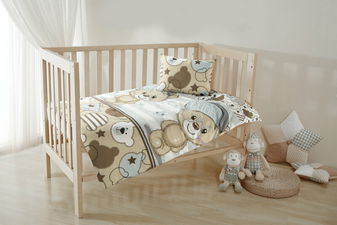 Posteljina 100x135 cm Kido 12 (set s jastučnicom 40x50 cm) (bijela)