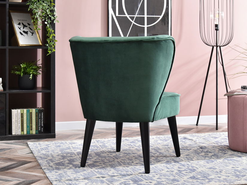 Relaxačné kreslo Arginteno (zelená + čierna)