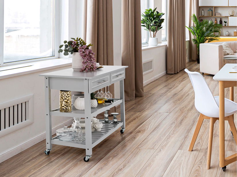 Zsúrkocsi Macsen (világosszürke)