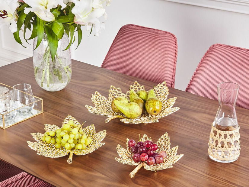 Set 3 ks podnosov Pemza (zlatá)