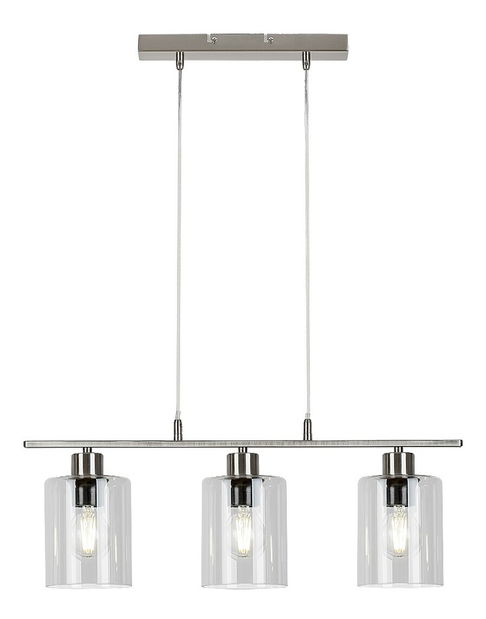 Függesztett lámpa Brookit 3580 (szatén króm)