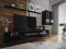 Mobilier living Berny 24 (negru + negru lucios)