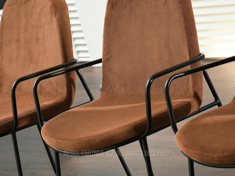 Scaun Ulrika (cupru + negru)