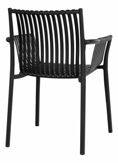 Záhradná stolička Tantinaina (čierna)