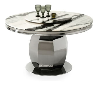 Blagovaonski stol Incidira (mramor + crna)