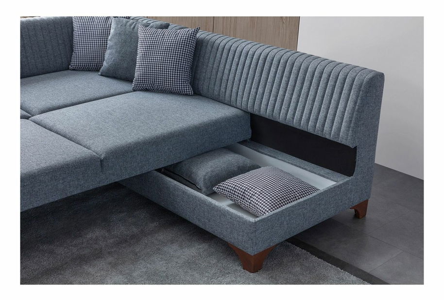 Rohová sedačka Westy (sivá) (P)
