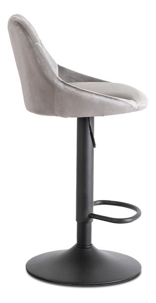 Scaun tip bar Edvina (gri) 
