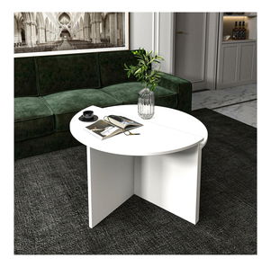 Konferenčný stolík Pukumu (biela) 