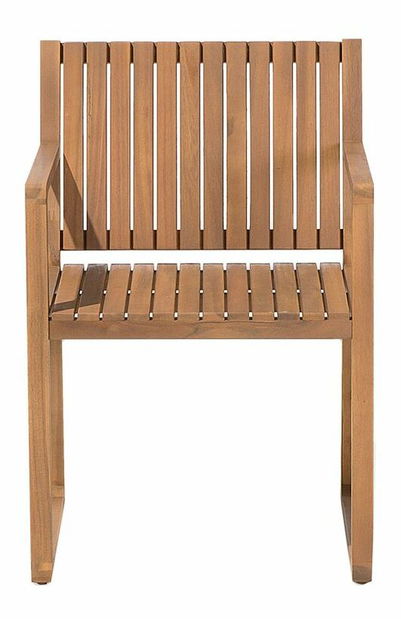 Vrtni blagovaonski set Sasan (svijetlo smeđa) (sivi jastučići)