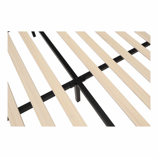 Franciaágy 160 cm Angi (barna) (ágyráccsal)