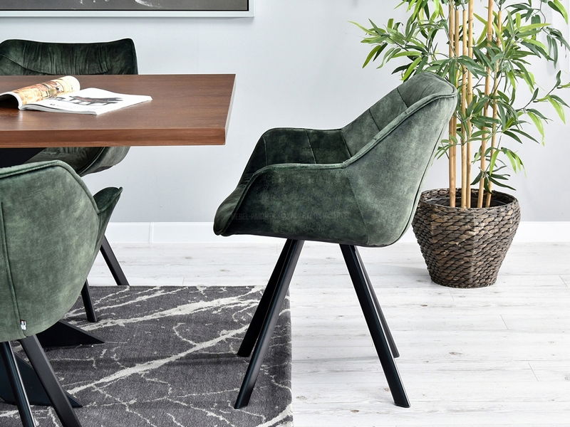 Stolica Nina (zelena + crna)