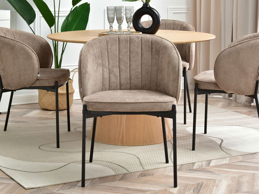 Stolička Felix (béžová + čierna)