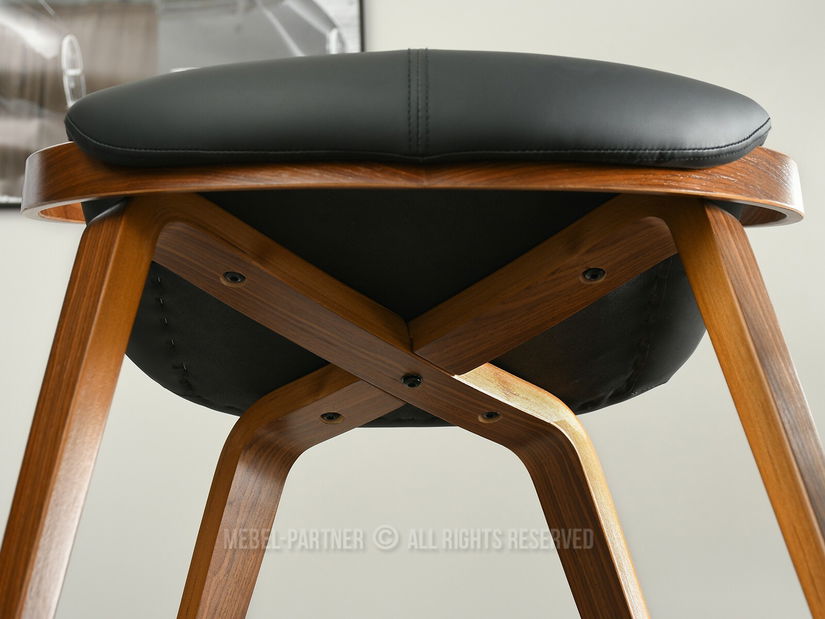 Stolička Lila K (čierna + orech)