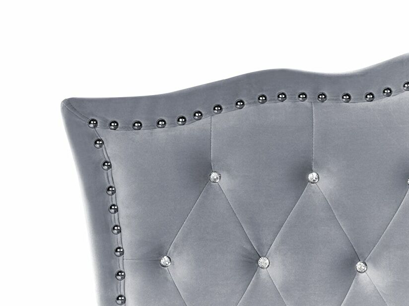 Jednostruki krevet 200 x 90 cm Metty (siva) (s podnicom)