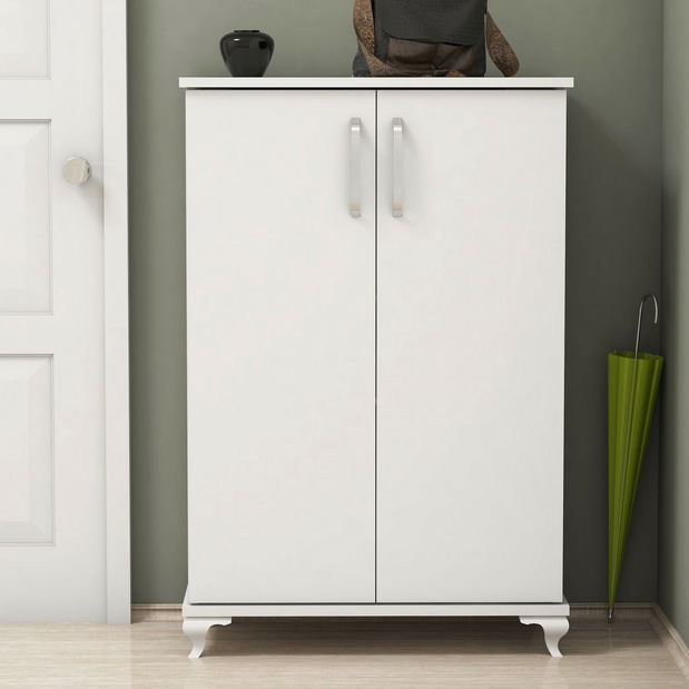 Dulap pentru pantofi Asana (alb) *resigilat