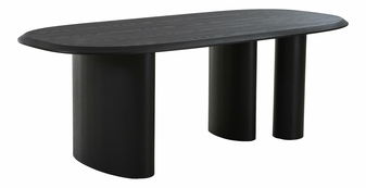 Masă de sufragerie Tratina 2 (negru)