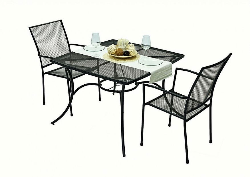 Záhradný nábytok Quadra 1+2 (kov)