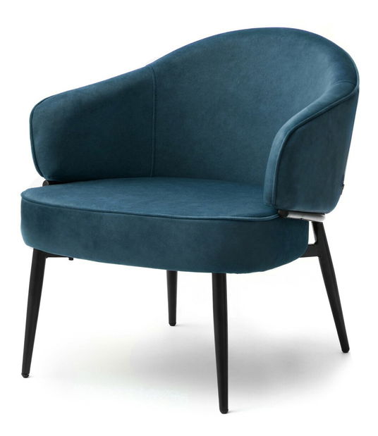 Fotoliu Alfredo (turcoaz + negru)