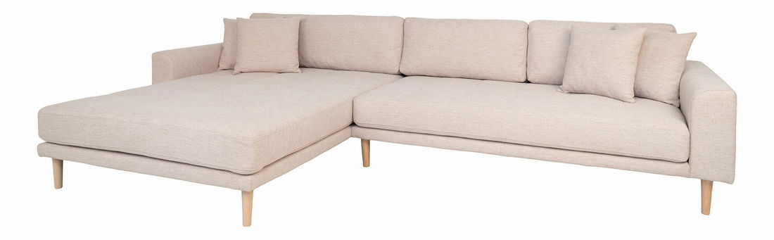 Rohová sedacia súprava (L) Lvaveriaora (piesková)