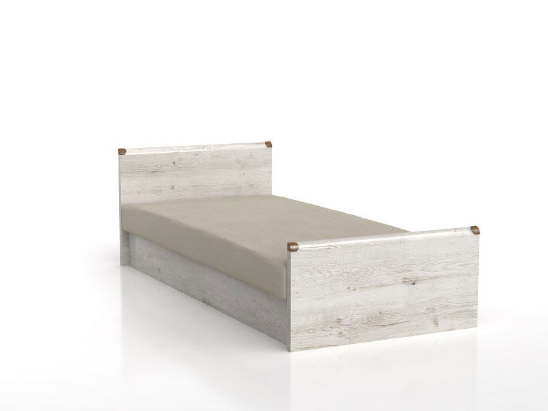 Egyszemélyes ágy 90 cm Iliana JLOZ 90 (Canyon Fenyő) *bazár