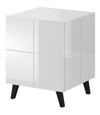 Nočný stolík Rojan (biela)