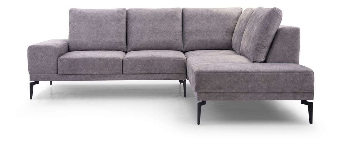 Rohová sedačka Loupe (sivá) (P)