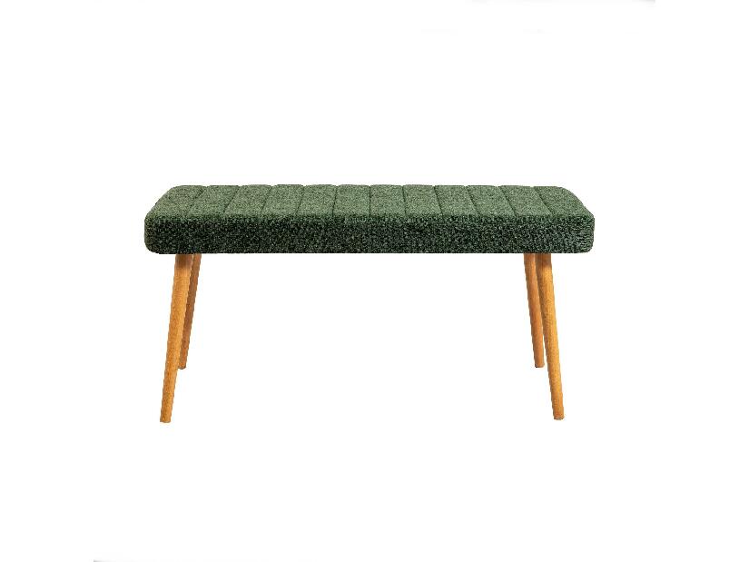 Set mobilier sufragerie Dobuse 2 (pin atlantic + alb + verde) (pentru 4 persoane)