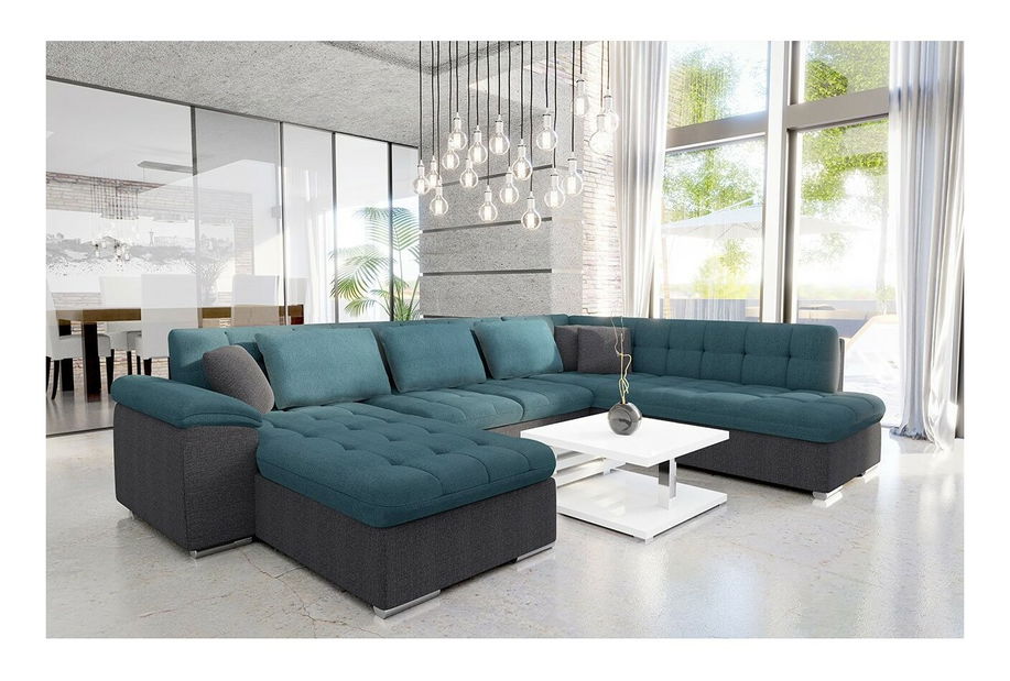 Sarokkanapé U Talina alvási funkcióval (B) (Boss 12 + Enzo 155 + Boss 12)