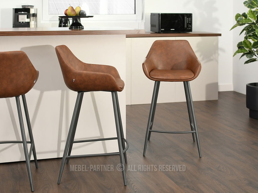 Scaun Miguel (maro + negru)