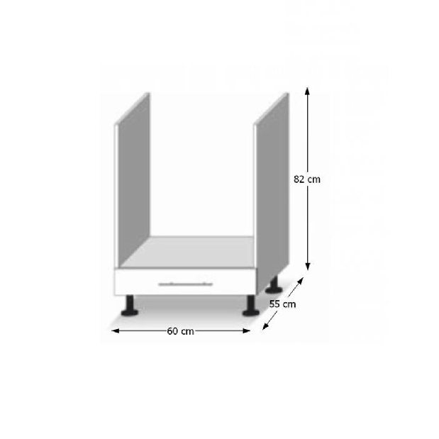 Dulap inferior de bucătărie sub cuptor D60 Lilouse