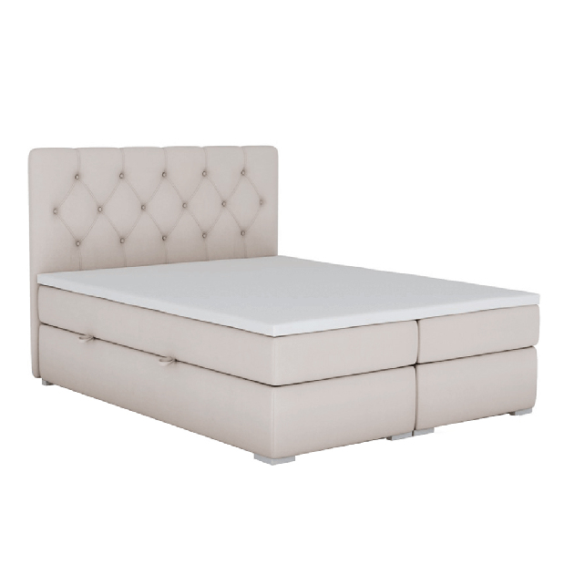 Franciaágy Boxspring 160 cm Elaine (matracokkal)