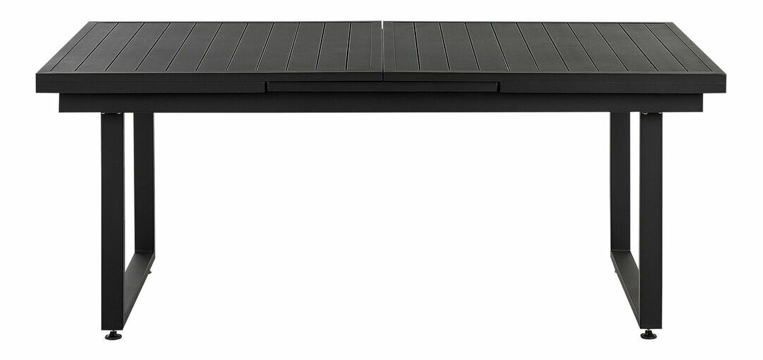 Kerti asztal Valerian (fekete) 