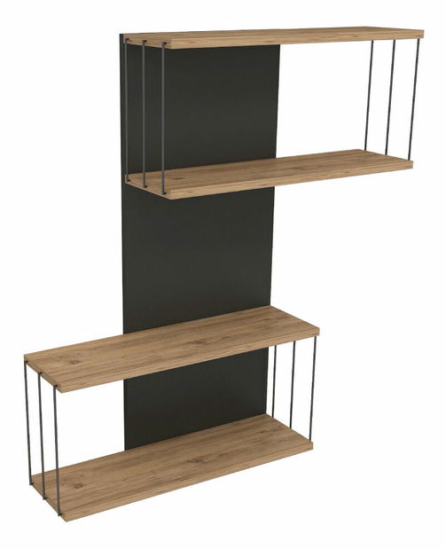 Zidna polica WE 49 (antracit + bor)