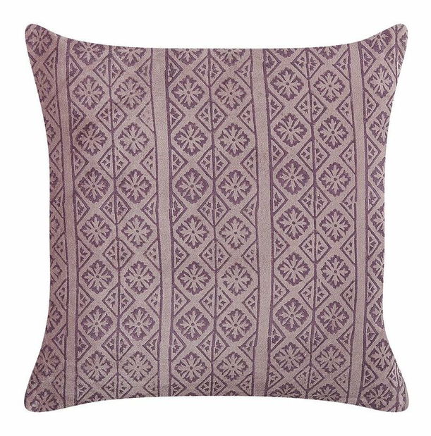 Sada 2 ozdobných vankúšov 45 x 45 cm Sila (ružová)