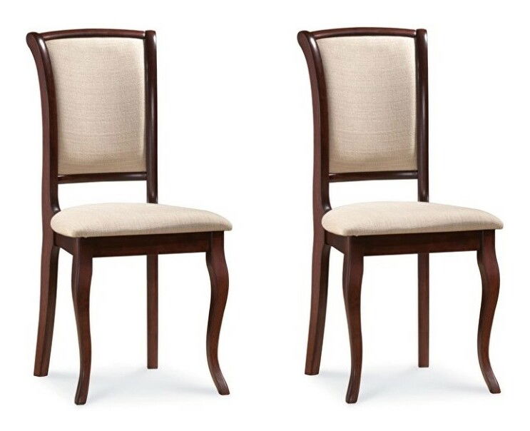 Set 2 buc scaune de sufragerie Ferro c nuc *vânzare