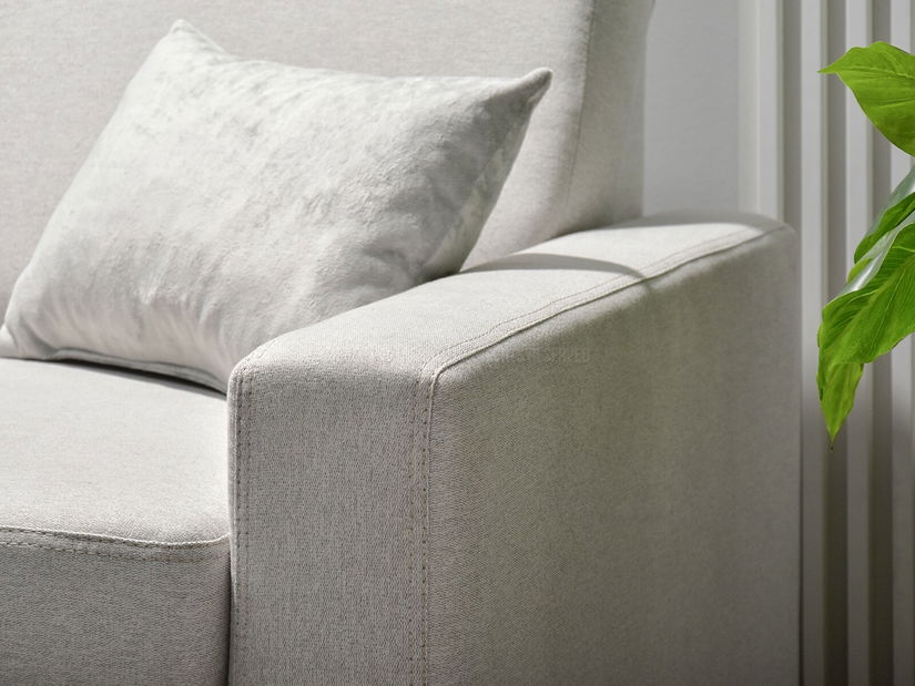 Canapea două locuri Modernos (cenușiu + fag)