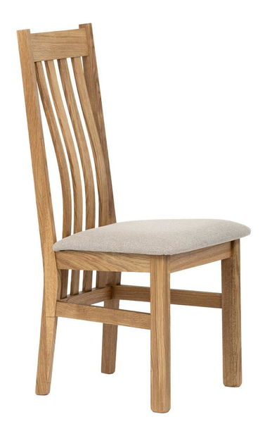 Blagovaonska stolica Cardenal (hrast + krem)