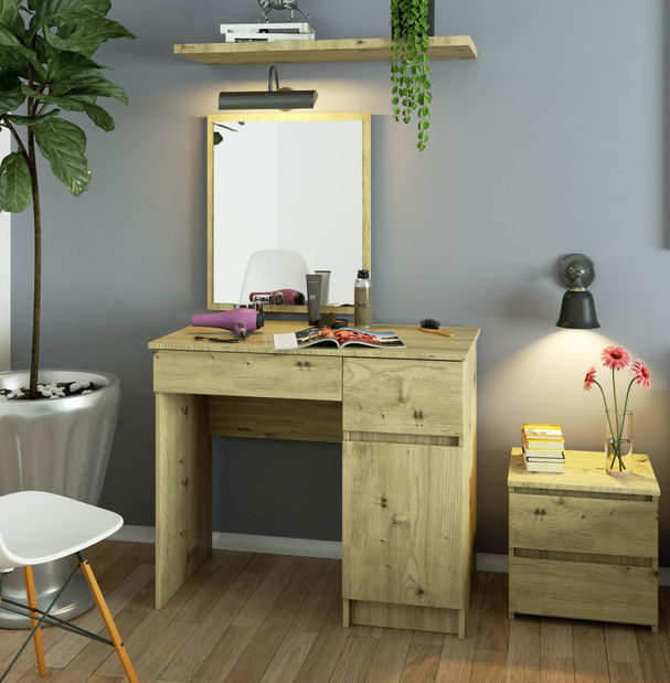 Toaletni stolić Pritha (hrast artisan)