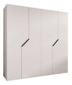 Šatníková skriňa Alaris 1 200 (biela + čierna)