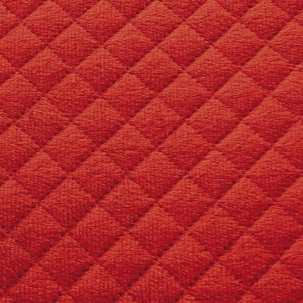 Prehoz na posteľ 260x230 cm Filip (červená + čierna)